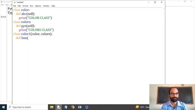 MULTIPLE INHERITANCE IN PYTHON смотреть онлайн