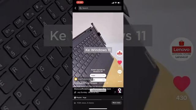 TikTok Feeds Lenovo Official Shopee Oct - Dec 2021 Lenovo.id_Shopee смотреть онлайн