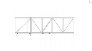 Комплект для телескопических откатных ворот - Cais Follow Me