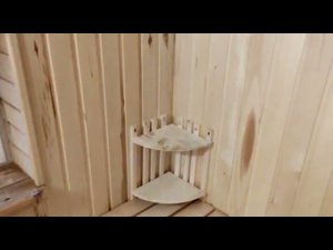 Вагонка липовая в бане через пять лет пропитана тиккуриллой