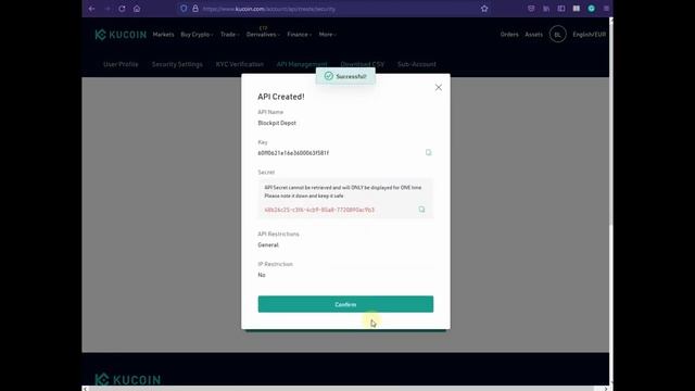 KuCoin API Data Import - Tutorial - Blockpit Cryptotax смотреть онлайн
