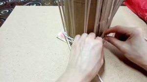 МК..для новичков в плетение из бумажной лозы.Плетеная Ваза из бумажных трубочек. Трубочки из газет.