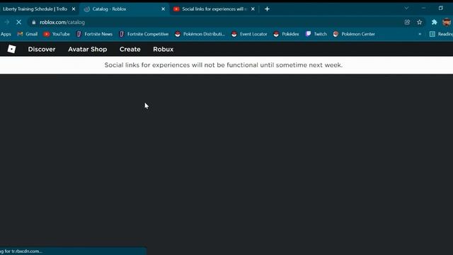 "Social links for experiences will not be functional until sometime next week" Roblox Issue смотреть онлайн