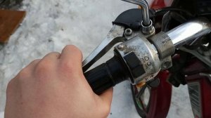 Переключение скоростей на мопеде Дельта