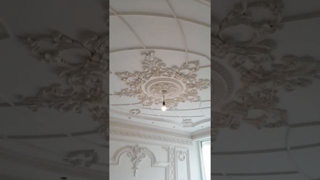 Дизайн квартиры из гипсовой наборной лепнины(спальня) смотреть онлайн
