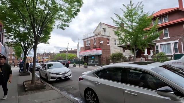 Прогулка по Квинсу, Нью-Йорк. Queens, New York. смотреть онлайн