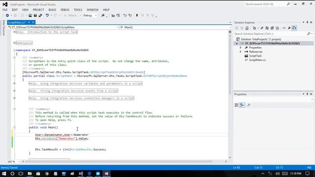 Script Task basic Operations in SSIS смотреть онлайн