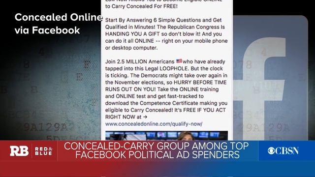 "Concealed Online" among top Facebook political ad spenders смотреть онлайн