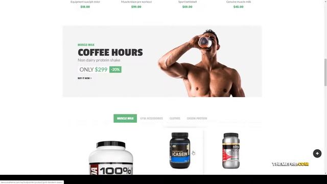 BodyCenter - Gym Fitness WooCommerce WordPress Theme ajax search gym Easy Create Website смотреть онлайн