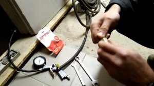 Герметизация пневматического провода нитью SPRINT