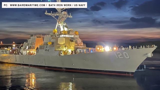 #USSCarlMLevin Arleigh Burke Destroyer of #USNavy christened! смотреть онлайн