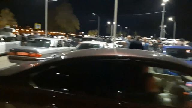 Прогулка по вечернему Воронежу. Автопати на дамбе. смотреть онлайн