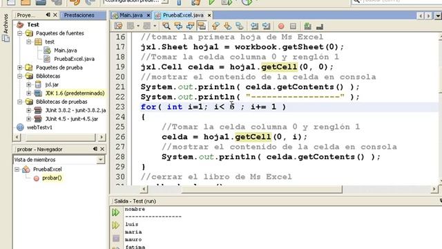 Oracle Netbeans: JAVA mostrando contenido de Ms Excel смотреть онлайн