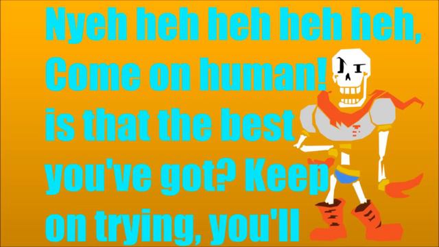 Stronger Than You Lyrics Video Papyrus Parody смотреть онлайн