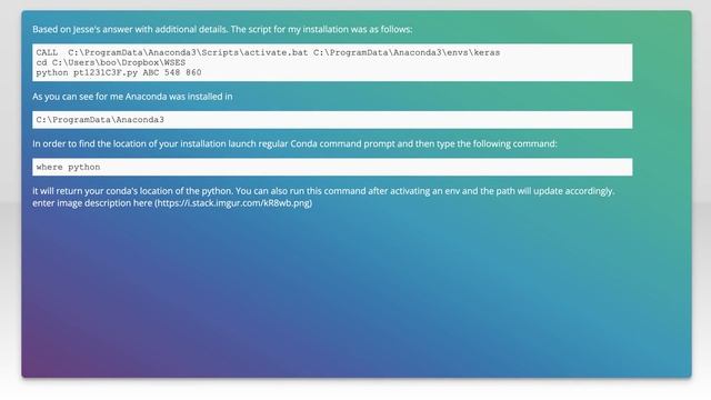 Windows Shortcut to Run Python Script in Anaconda Command Prompt смотреть онлайн