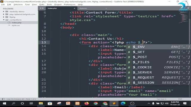 Contact Form in PHP with Validation & Email Sending | Simply detailed смотреть онлайн