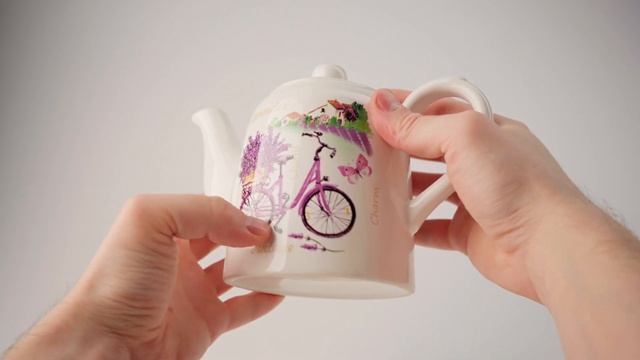 Чайник заварочный керамический Лаванда, GET&JOY, 700 мл смотреть онлайн