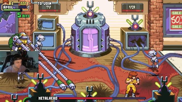 Teenage Mutant Ninja Turtles: Shredder's Revenge Прохождение в Соло смотреть онлайн