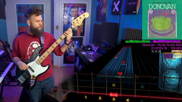 Donovan - Hurdy Gurdy Man | BASS Tabs & Cover (Rocksmith) смотреть онлайн