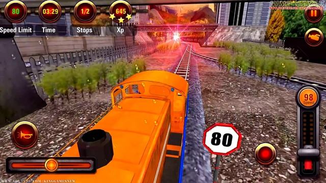 Train Racing Games 3D 2 Player - Railway Station Train Simulator - Android GamePlay #2 смотреть онлайн