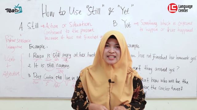 How to Use Still and Yet in English | TEATU Miss Noviana - Kampung Inggris LC смотреть онлайн