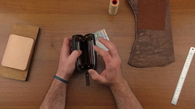 Кошелёк Мини Zip из Натуральной Кожи! Ручная Работа! Handmade! Обзор Изделия! смотреть онлайн