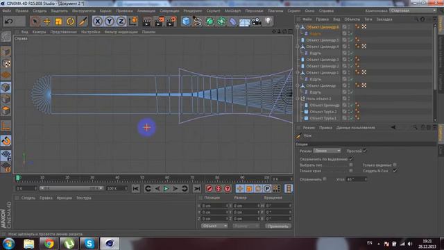 создать легко робота (cinema 4D) смотреть онлайн