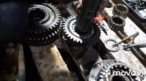 ставим коробку 9js135 от шакмана (хово )на маз 5440.часть 2