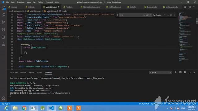 Navigate to specific screen when notification is clicked - React Native смотреть онлайн