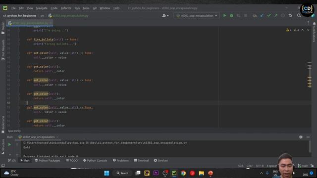 Python #18: OOP (part 3) Python Encapsulation смотреть онлайн