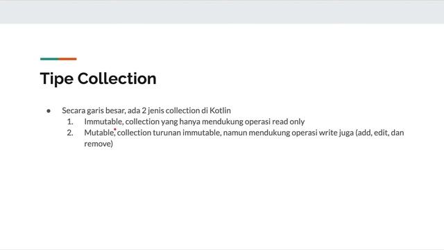 Belajar Kotlin Collection - 1 Pengenalan Collection смотреть онлайн