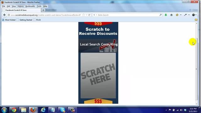 Mobile Scratch Card Demo смотреть онлайн