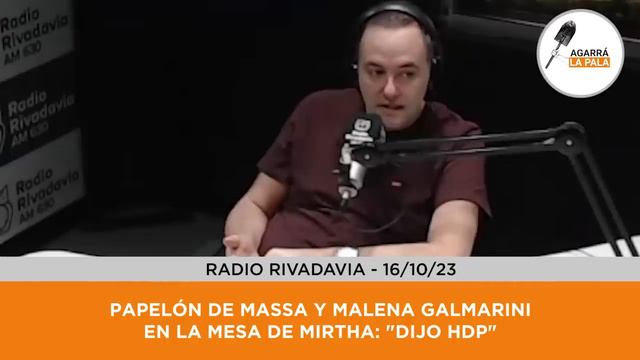 PAPELÓN de MASSA y Malena Galmarini en la mesa de Mirtha: "Le dijo HDP" смотреть онлайн