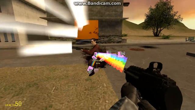 Garry's Mod : Dubstep and Nyan Cat Gun смотреть онлайн