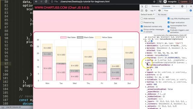 How to Cumulative Sum Datapoint Values From Stacked Bar Chart in Chart js смотреть онлайн