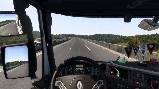 Beautiful Renault truck livery from Slovenia | Limoges - Toulouse ?? | SCS Map | ETS2 1.47 смотреть онлайн