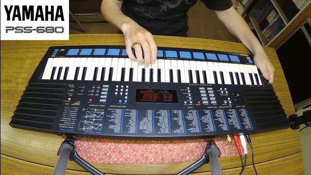 YAMAHA PortaSound PSS-680 FM Keyboard DEMO SONG смотреть онлайн