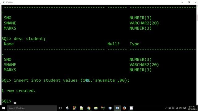 3. Installation of Oracle and creating tables (Oracle tutorial by Rajan) смотреть онлайн