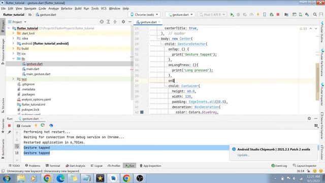 Flutter Gestures in 15 mins смотреть онлайн