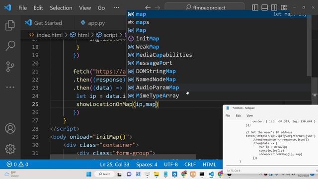 Javascript Google Maps API Example to Track & Add Markers of Location Using IP Address in Browser смотреть онлайн