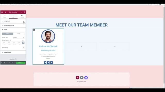 How to make Meet Our Team Member on WordPress Elements смотреть онлайн