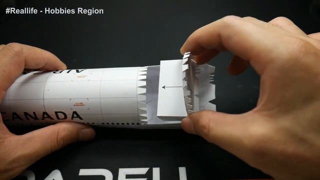 How To Make A Papercraft Airplane Boeing 777 - 200LR -  AirCanada