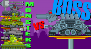 Битва монстров с Мегабоссом - Мультики про танки.mp4