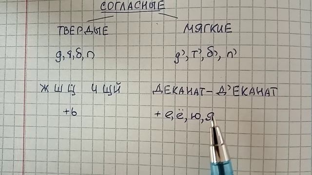 Согласные твердые и мягкие - как понять разницу и легко запомнить этот материал смотреть онлайн