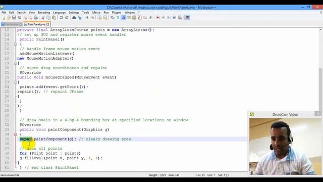 Lecture 18: GUI JPanel Drawing with Mouse Programming Tutorial in Amharic | በአማርኛ смотреть онлайн