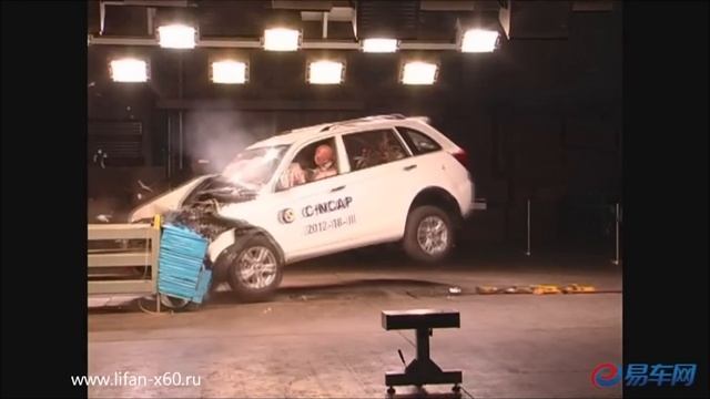 Краш-тест внедорожника Лифан х60 (Lifan X60 crash test) смотреть онлайн