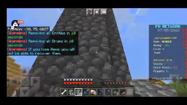 Giveaway Special SMP Live Minecraft Public SMP|24/7 SMP | JAVA + PE |Anyone can join... смотреть онлайн