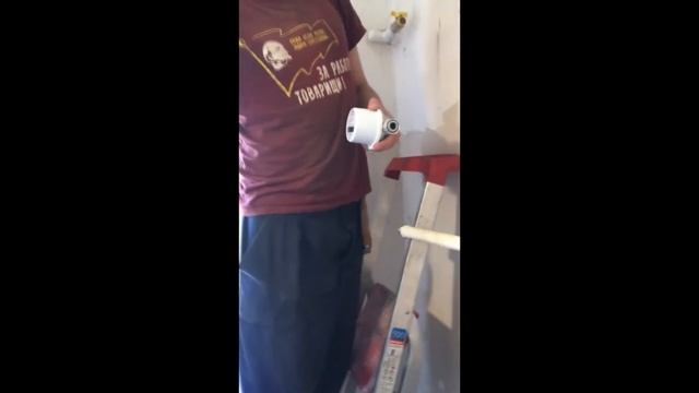 Замена газового крана 3/4 и установка счётчика гранд 6 без отключения газа! смотреть онлайн