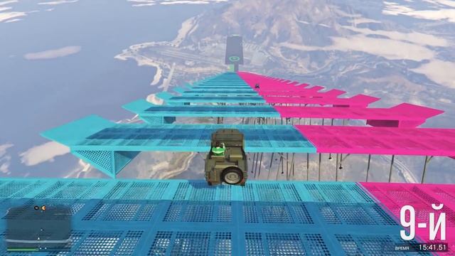 У МЕНЯ УКРАЛИ УДАЧУ! ЭТО СУМАСШЕДШИЙ СПУСК ВНИЗ, А ТЫ ПРОСТО КАТИСЬ! (ГОНКИ ГТА 5 ОНЛАЙН) смотреть онлайн