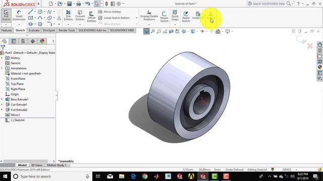 Solidworks Tutorial#40 | Design a Gear. смотреть онлайн
